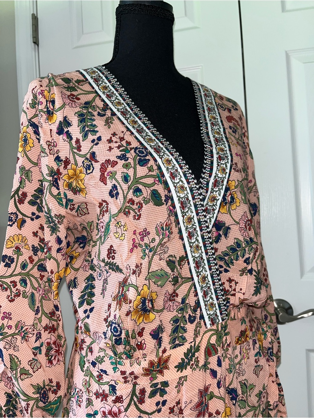 FARM RIO FOR ANTHROPOLOGIE FARM RIO CLARA DRESS Sz M EUC 🩷 - Picture 11 of 14